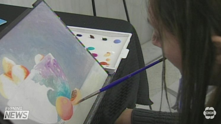 Showcasing work of Mouth and Foot Painting Artists CHCH