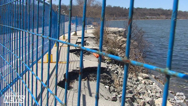 Hamilton waterfront repairs