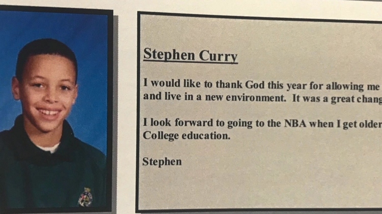 Stephen Curry 12 Queensway Christian College Saints Basketball