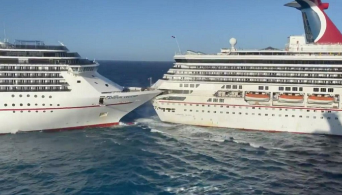 Two cruise ships collide in Cozumel, Mexico - CHCH