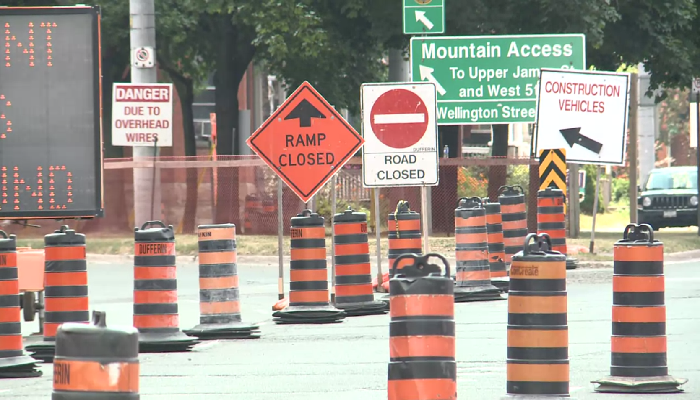 Increased road construction in Hamilton this October