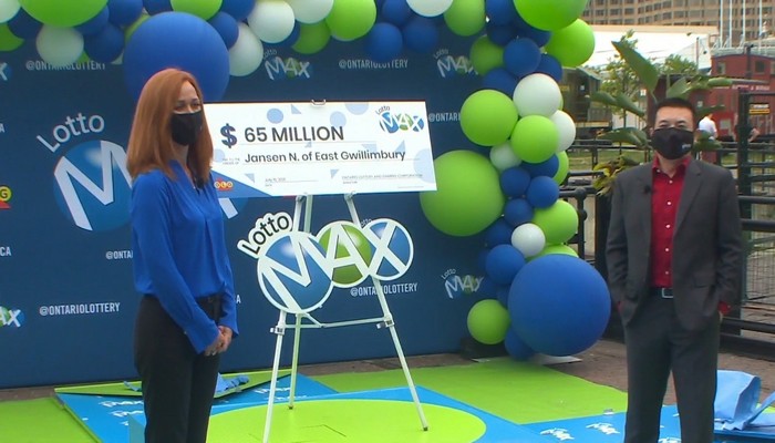 65 million lotto max hot sale winner