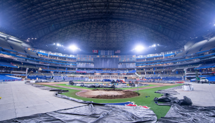 Blue Jays unveil changes at Rogers Centre for home opener