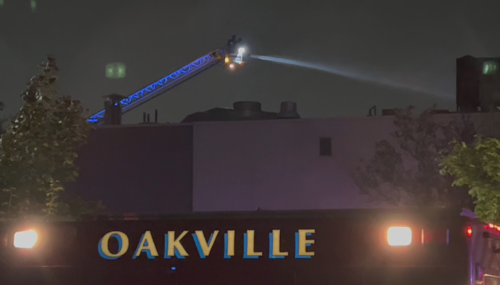 Oakville food plant fire